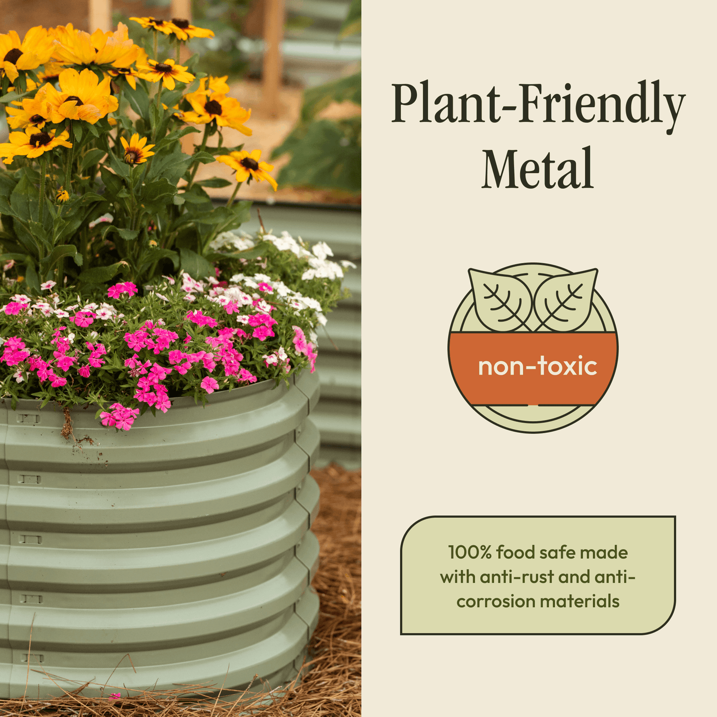 "No Tools Needed" Premium Metal Raised Garden Bed Kit