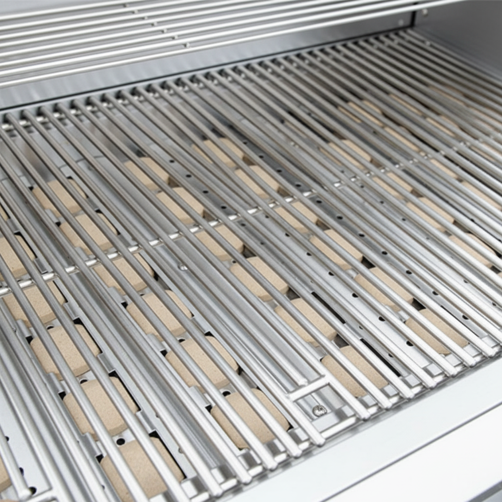 BBQ Grill Classic 40” 5-Burner Freestanding with Cart - 304 Stainless Steel