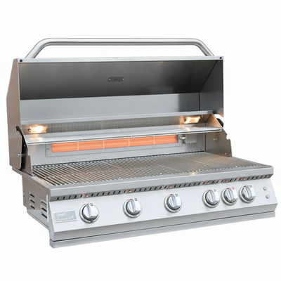 40” Gas Grill with 5 Burners and Back Burner