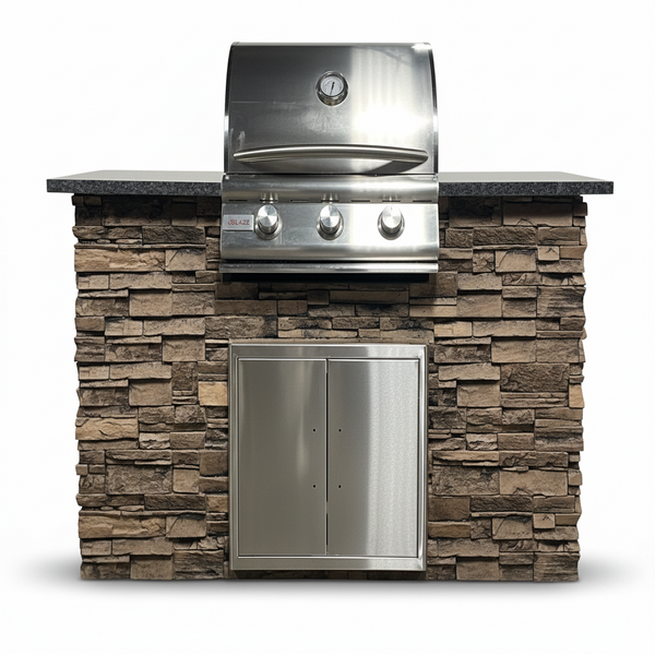 5' WPPO Outdoor Kitchen with Blaze Grill.