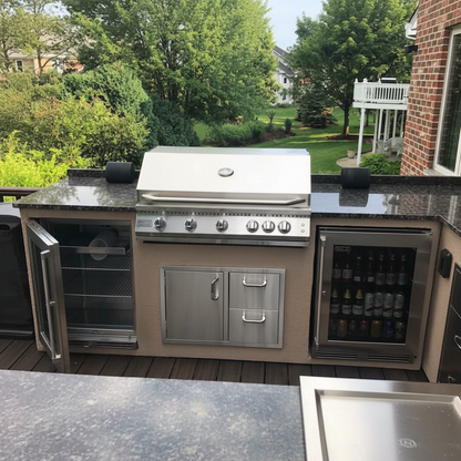 40” Gas Grill with 5 Burners and Back Burner