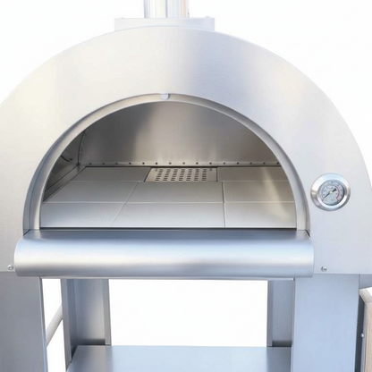 Built-In Wood Fired Pizza Oven 32” for Ultimate Outdoor Cooking