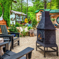 Blue Rooster Casita Chiminea Wood-Fired Pizza Oven and Grill